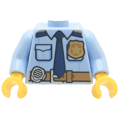 Chemise de policier avec radio et badge (3605) - Lego