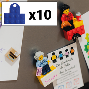 Figurines aimantées minifigurine Lego à personnaliser