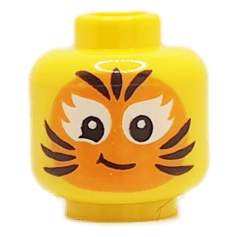 Enfant - Visage jaune – Maquillage chat / tigre (1122) - Lego