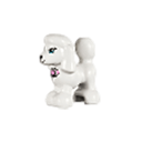 Chien - taille moyenne type Caniche blanc (7248) - Lego - Les Portraits de Felie