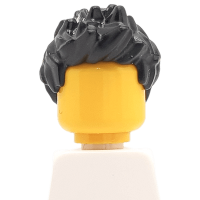 Cheveux noir - coiffure à pics 3 (2430) - Lego