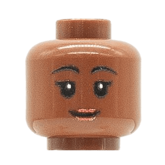 Femme - Visage Marron Foncé - Rouge a lèvres (MF1501)
