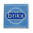 Figurine personnalisée - Médical - Préservatif "Brikx" - plaque Lego imprimée