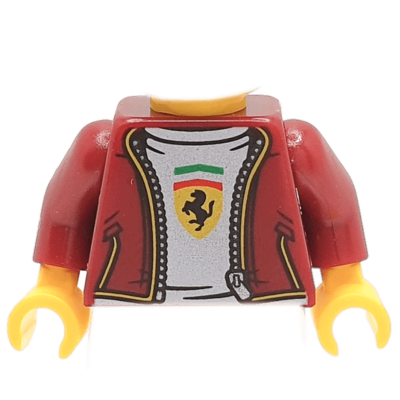 Veste rouge Bordeaux & tee-shirt gris Ferrari (3348) - Lego