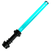 Cadre briques Lego Arme - sabre laser bleu