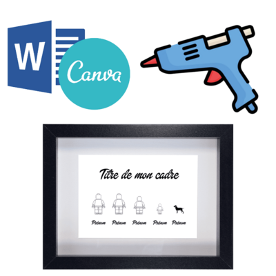 Kit DIY cadre Lego