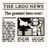 Figurine personnalisée - Lecture - journal - "The Lego News" The greatest hero ever - Lego 