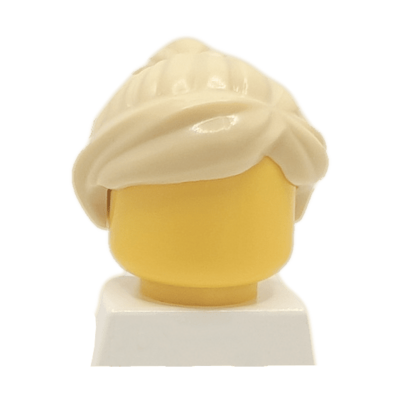 Cheveux mi-longs blond clair- couette  (2323) - Lego