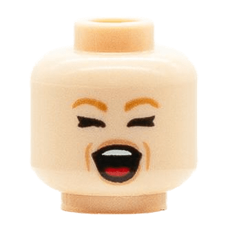 Femme - Visage beige - Eclat de rire (B1508)