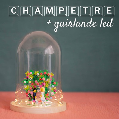 Mariage Lego cake topper original arche figurines mariage mariés wedding cake pièce montée cloche verre