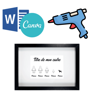 Kit DIY cadre Lego