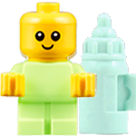 bébé lego vert clair