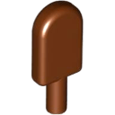 Aliment - Sucré - Accessoires - Bâtonnet de glace chocolat marron (B002) - marque compatible