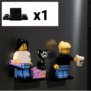 Support aimanté x1 - transformez vos figurines Lego en magnets