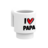 Figurine personnalisée Boisson - tasse mug « I Love Papa » - brique Lego imprimée, fête des pères
