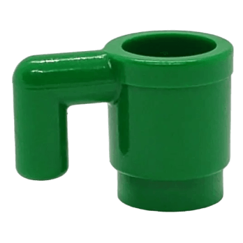 , Accessoires, Accessoires (stock adultes et enfants), Accessoires Enfants, Boisson - tasse mug verte- Brique compatible , Figurine, Lego, minifigurine, minifigurines