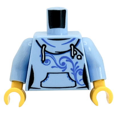 Sweat bleu clair motifs fleurs (3358) - Lego