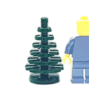 Sapin - petite taille vert foncé - brique compatible avec Lego