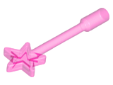 Cadre briques Lego Baguette magique rose