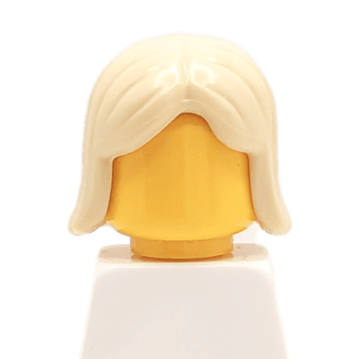 Cheveux mi-longs blond (2101) - Lego