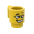 Figurine personnalisée, Boisson - tasse mug visage masculin à lunettes de soleil - brique Lego imprimée, fan de lego