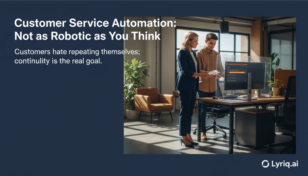 Customer Service Automation Isn't Robotic