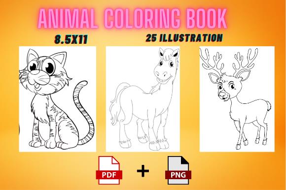 Animal Coloring Book Preview