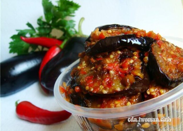 Острый салат на зиму "Манжо" - готовое блюдо
