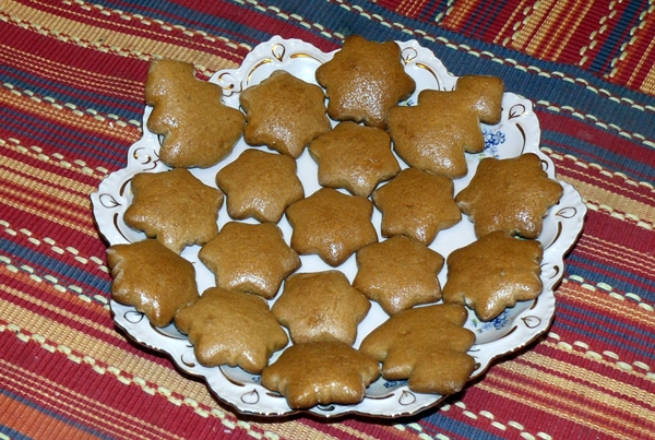 имбирные пряники звездочками