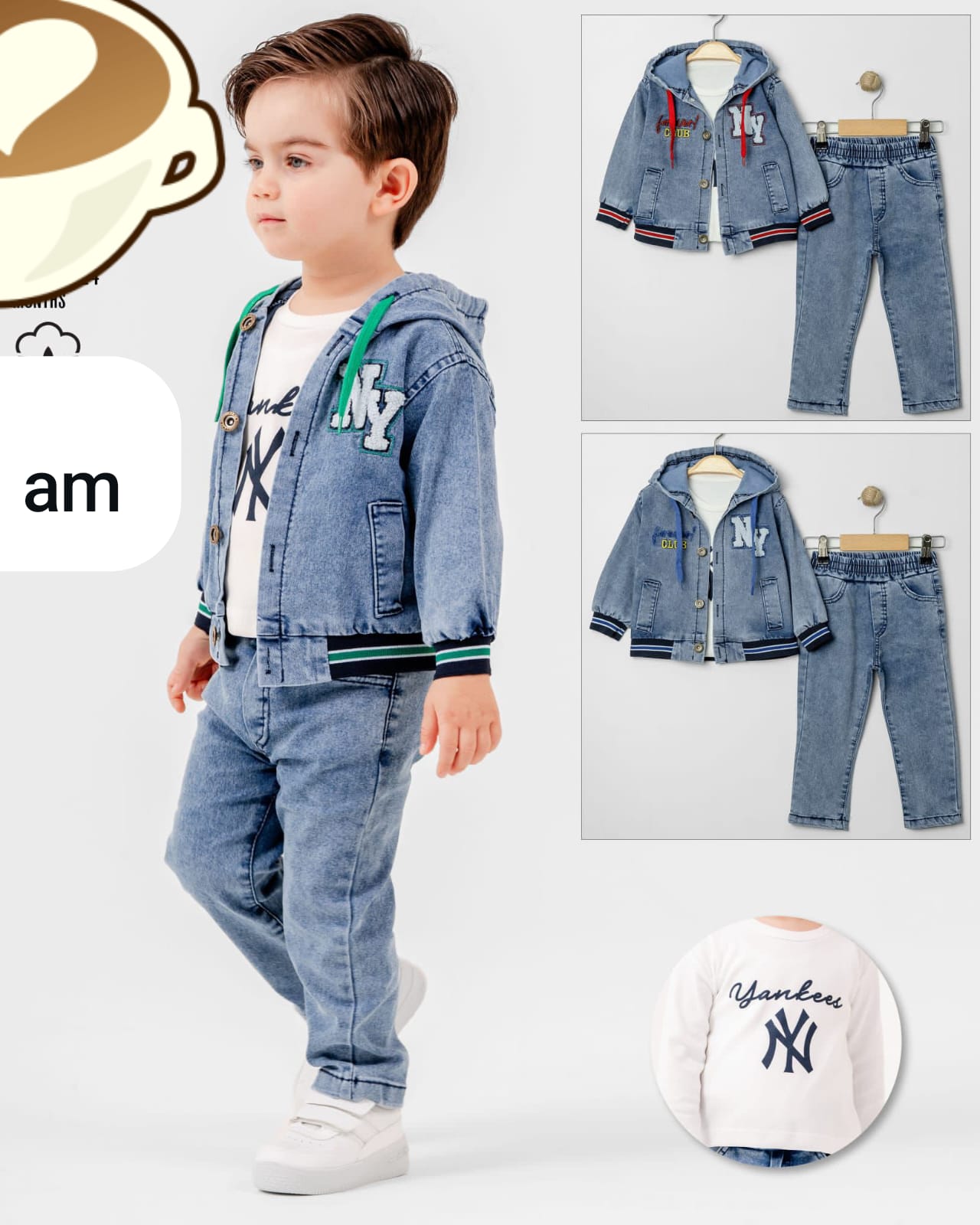 3pcs denim set