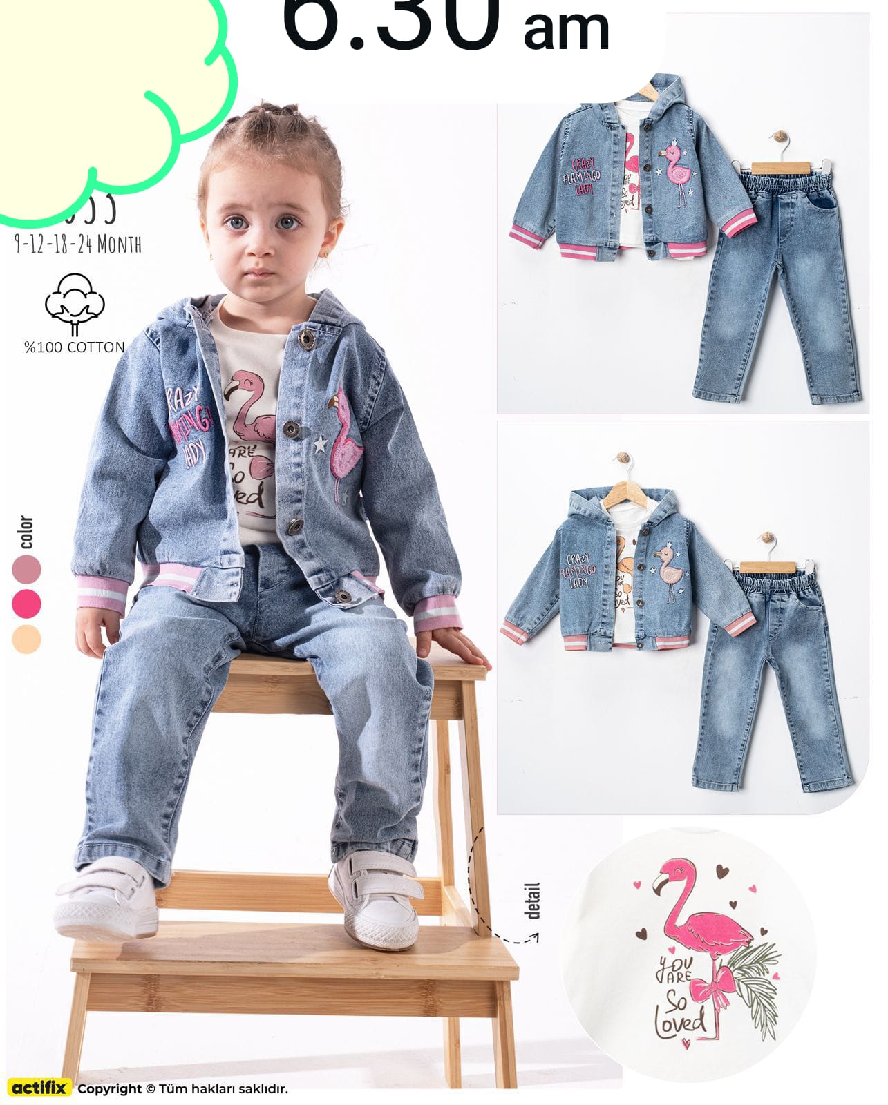 3pcs denim set