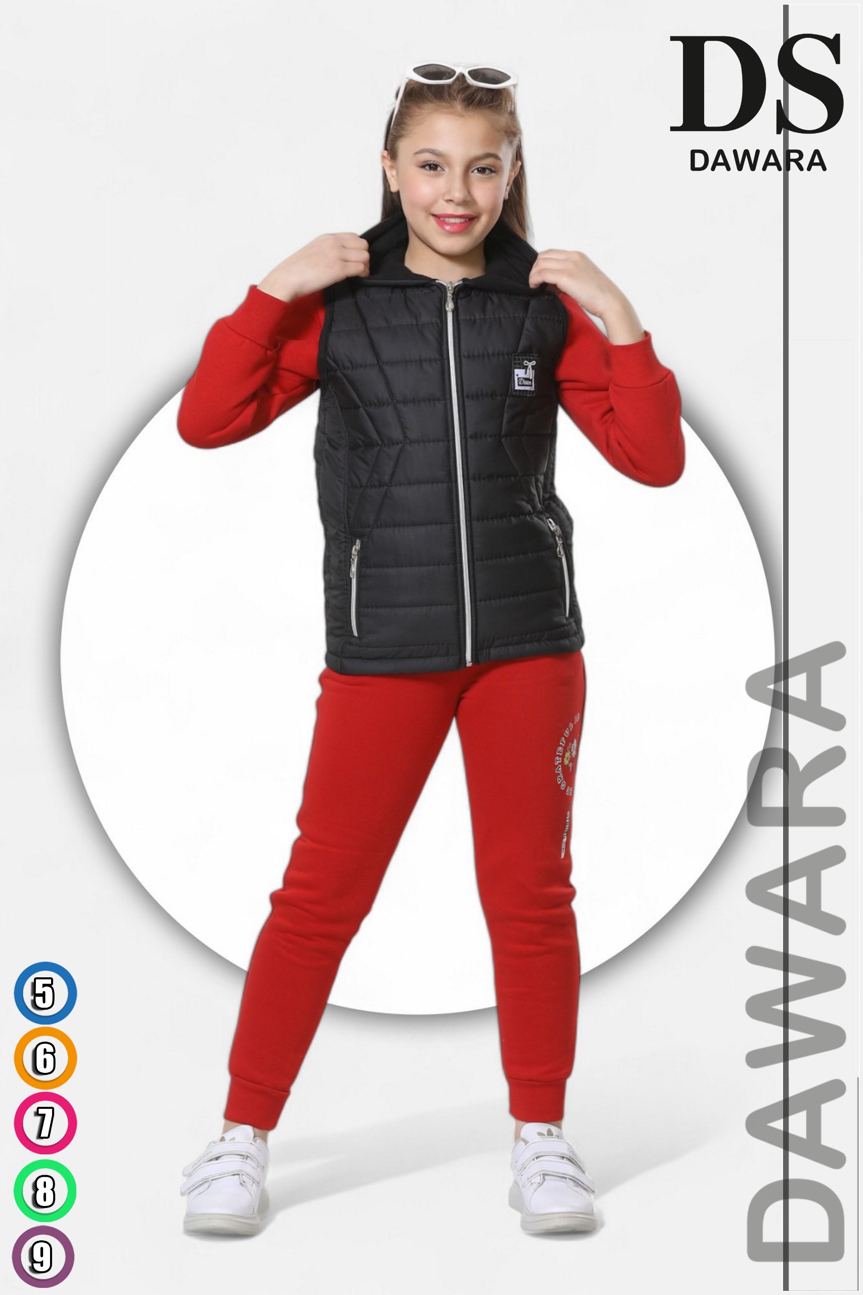 Girls' track suits -5 to 9 years
