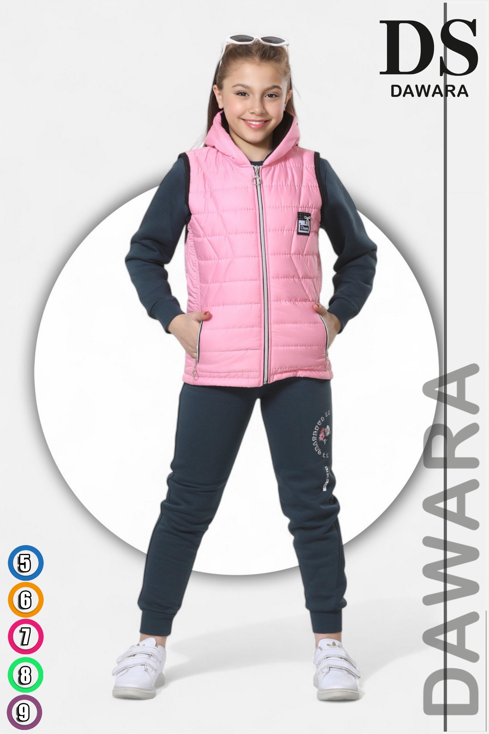 Girls' track suits -5 to 9 years