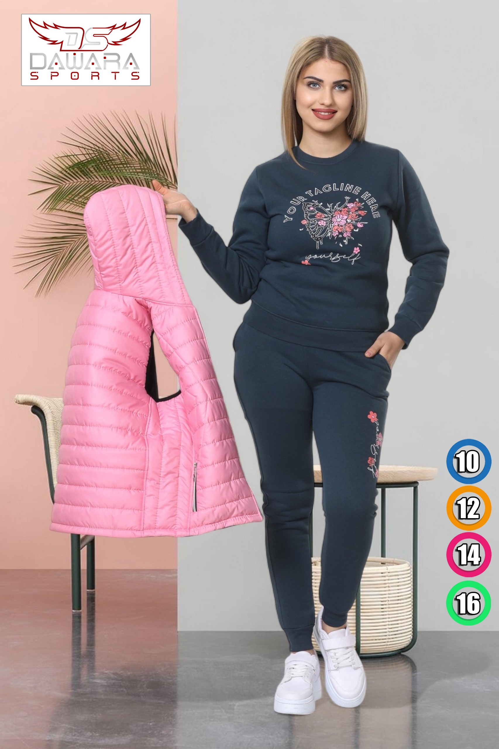 Girls' track suits -10 to 16 years