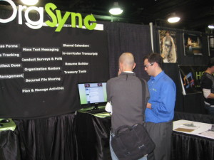 Andrew Showing OrgSync to a NACA Delegate Andrew Showing OrgSync to a NACA Delegate
