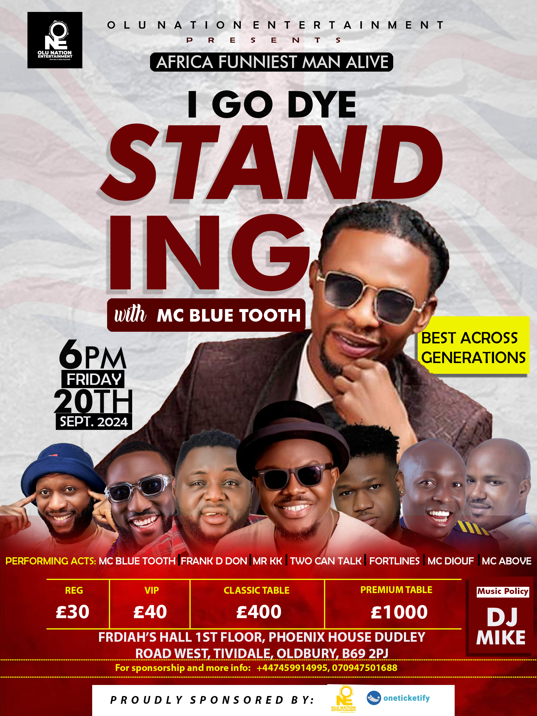 I GO DYE STANDING