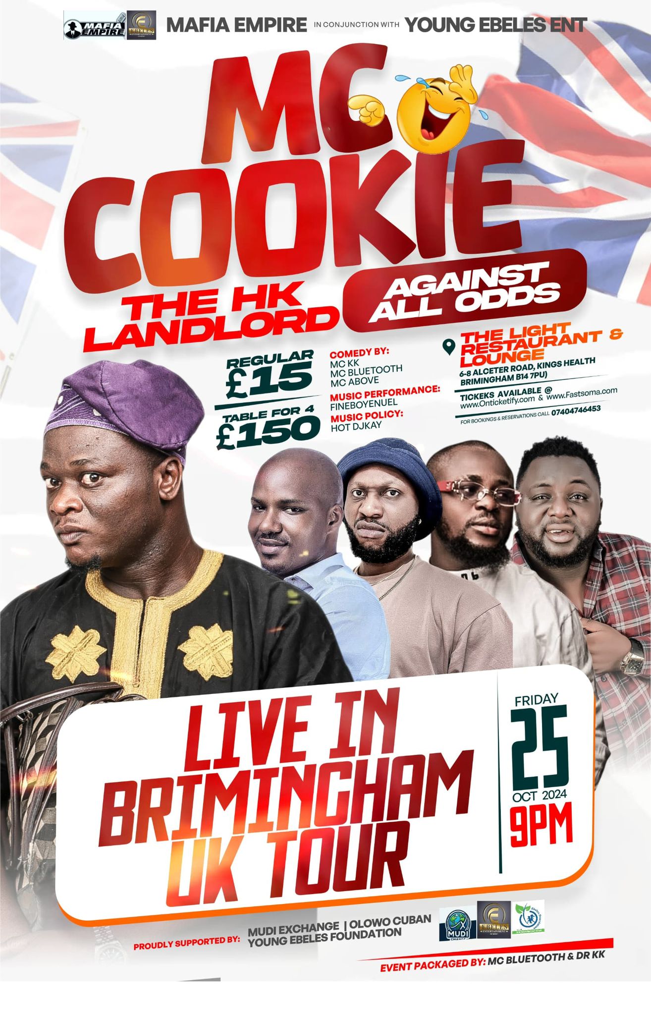 MC COOKIE LIVE IN BIRMINGHAM