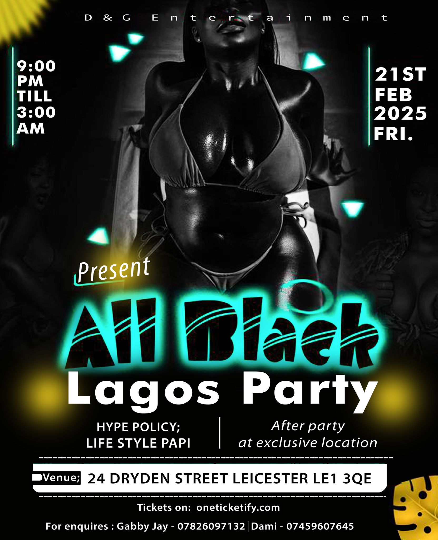 ALL BLACK LAGOS PARTY