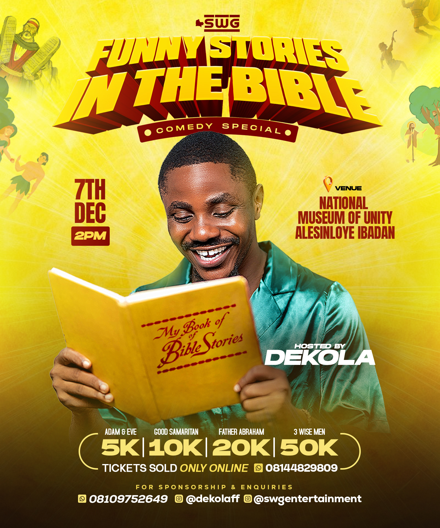 FUNNY STORIES IN THE BIBLE