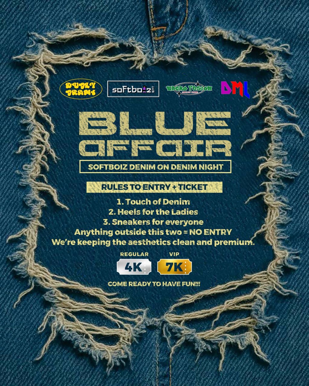 Blue Affair: denim on denim