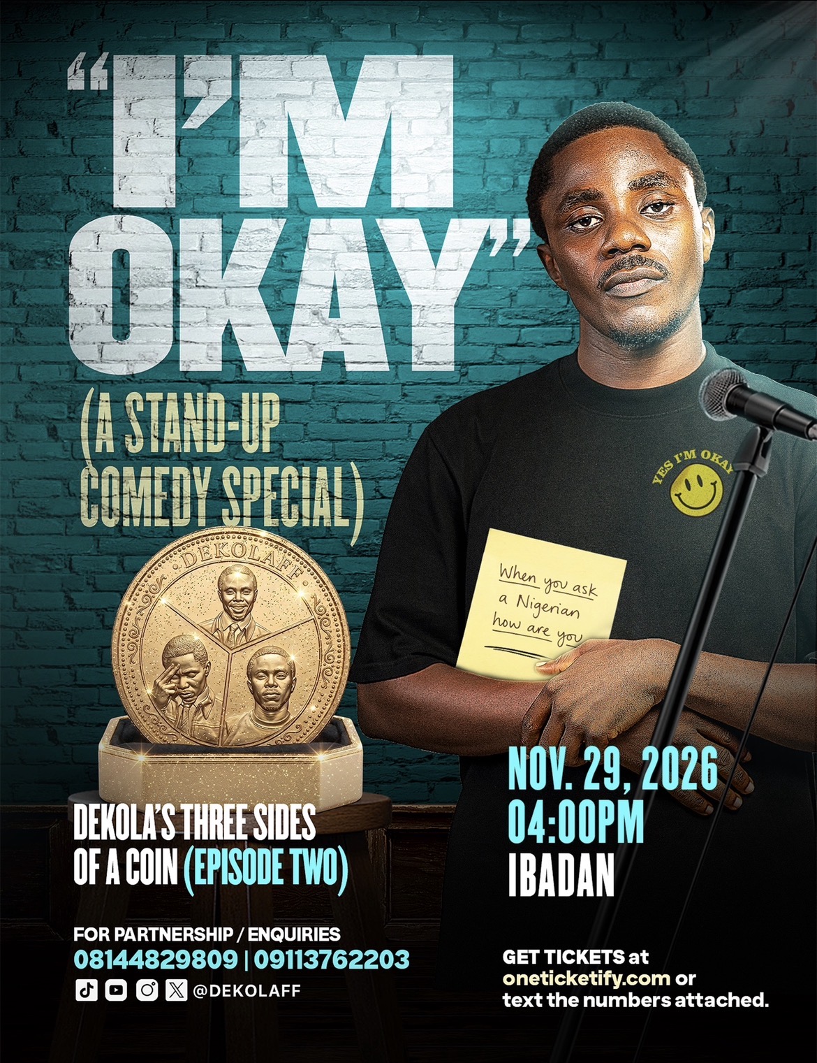 “I’m Okay” (A Comedy Special)