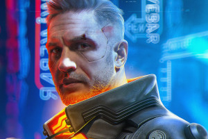 Tom Hardy Cyberpunk 2077 Wallpaper