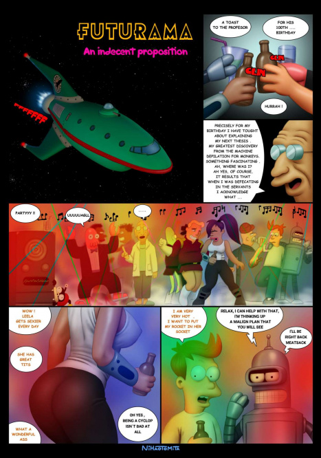 Futurama - An indecent proposition Porn comic Cartoon porn comics on Futurama