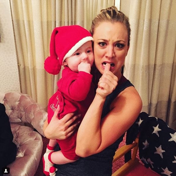 kaley cuoco child lover