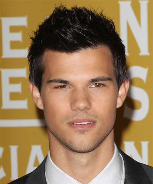 Taylor Lautner Short Straight Black Hairstyle