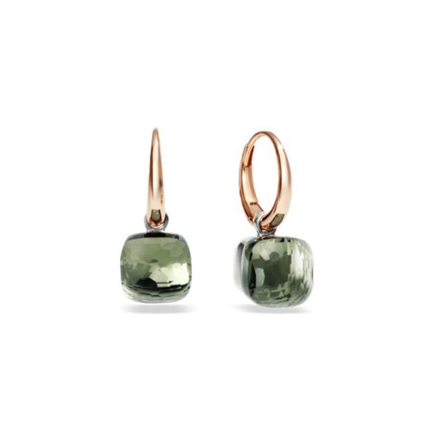 Pomellato Nudo Petit Prasiolite Drop Earrings In Green