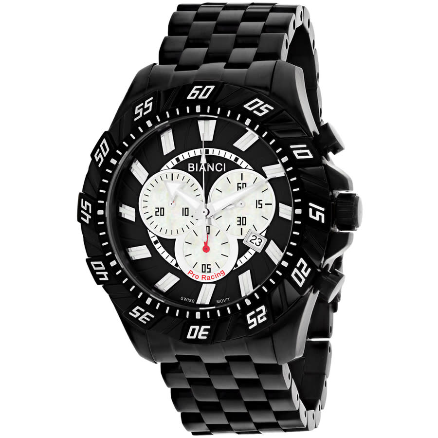 ROBERTO BIANCI ROBERTO BIANCI VALENTINO CHRONOGRAPH QUARTZ BLACK DIAL MEN'S WATCH RB70604