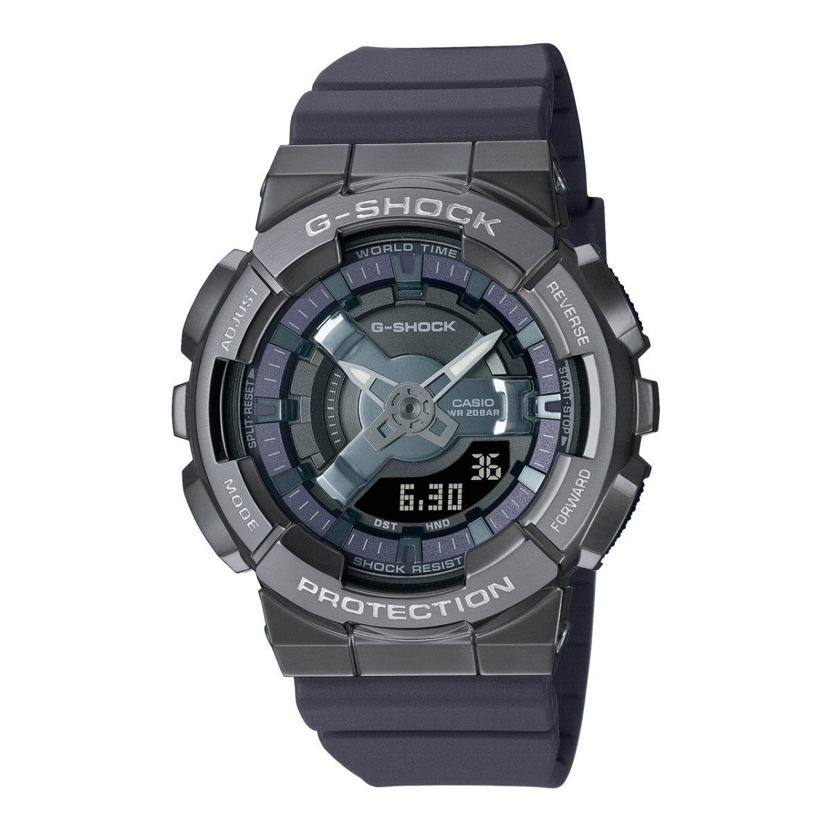 Casio G-shock Ladies Quartz Watch Gms110b-8a In Grey