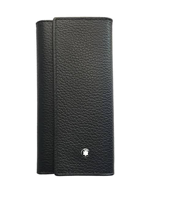 Montblanc Leather Key Case In Black