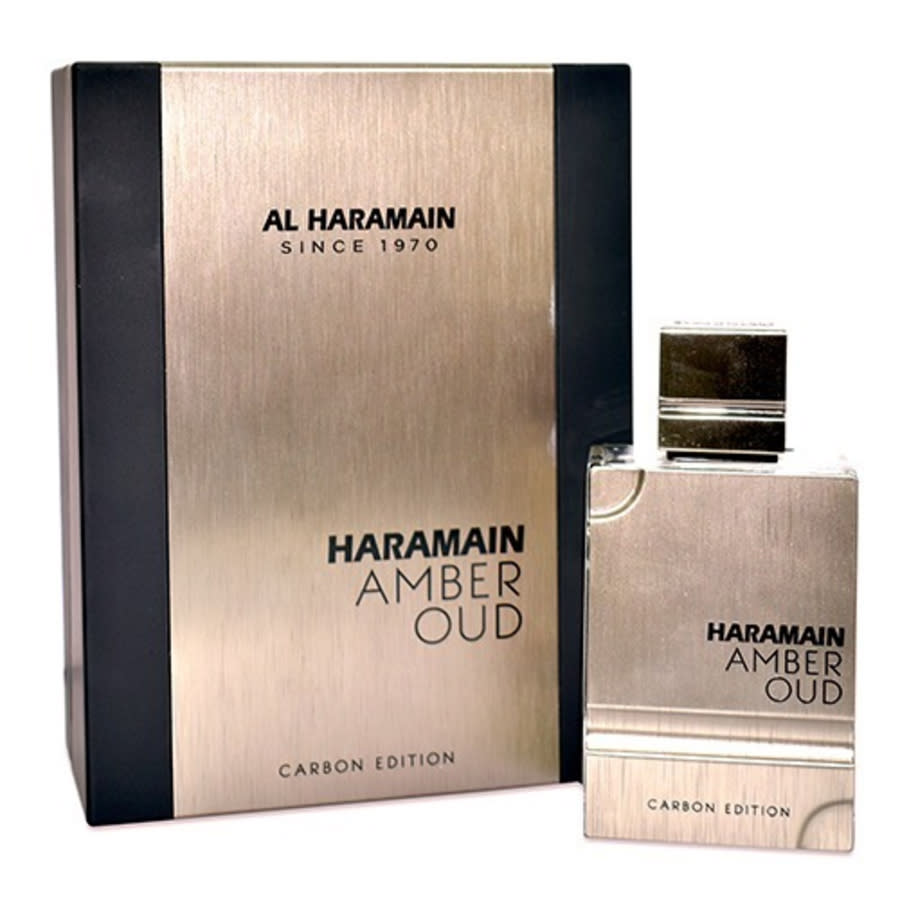 Al Haramain Mens Amber Oud Carbon Edp Spray 2 oz Fragrances 6291100130467